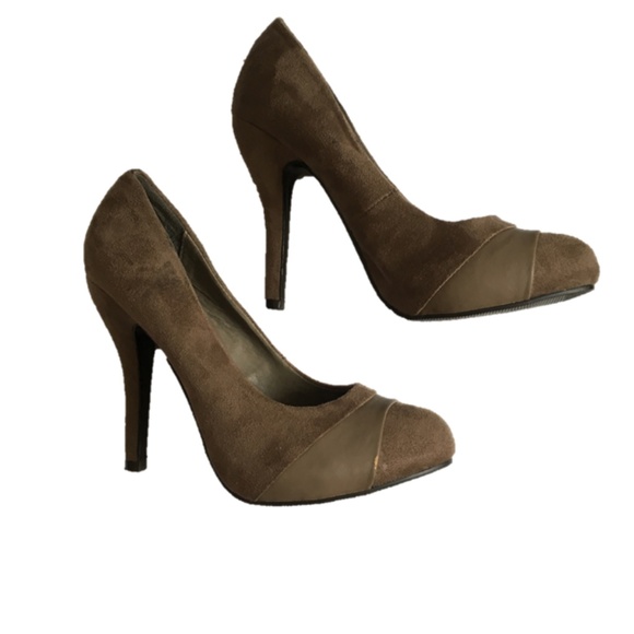 Size 6 (Euro 36) Tan Aldo Heels - Picture 2 of 7